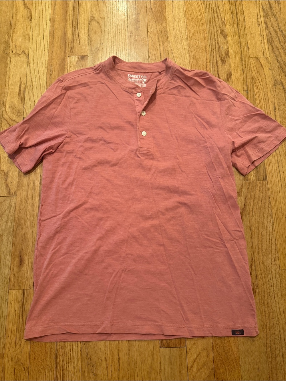 Faherty Heritage Henley Short Sleeve Shirt